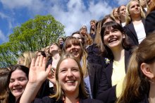 A Level Celebrations at Sherborne Girls